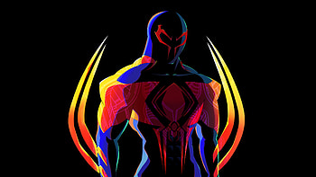 Spiderman 2099 Vigilante Virtuoso, spiderman, spiderman-2099, superheroes, artwork, artist, digital-art, pixiv HD wallpaper