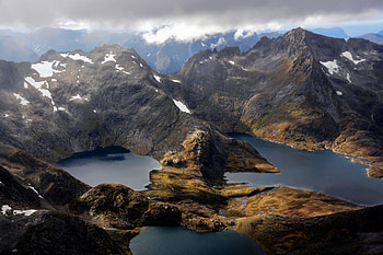 * Lakes in the mountains *, sky, nature, mountains, lake HD wallpaper