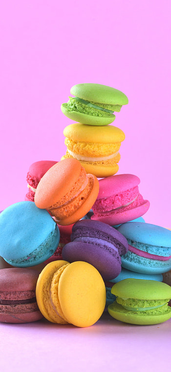 Macaron food heaven, Delectable portrait of sweets, Tempting , Flavorful delight HD phone wallpaper