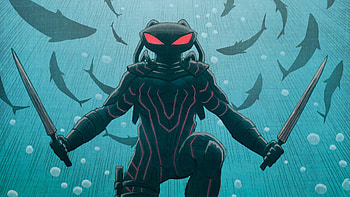 Black Manta Art, black-manta, artwork, digital-art, artwork, superheroes, deviantart HD wallpaper