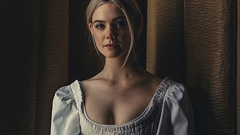 Elle Fanning, , Cat HD wallpaper