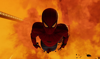 video game, spider-man PS4, dive, 2018 HD wallpaper