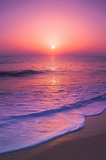 Golden hour magic, Sky ablaze, Nature's canvas, Tranquil beauty HD phone wallpaper