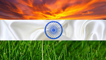 Happy independence day indian flag with ashok chakra . Â«Â« HD wallpaper