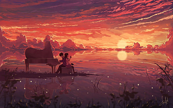 Anime Love Digital Art, anime, love, digital-art, couple HD wallpaper