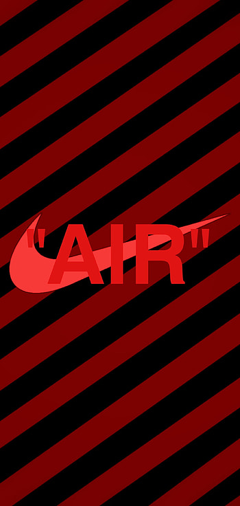 Nike Off white, off white, red, minimal, Virgil, logo HD phone wallpaper