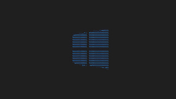 Windows 10 Logo Ascii Art Dark, ascii, windows-10, windows, computer, dark, deviantart HD wallpaper