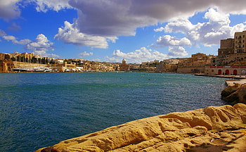 Malta, , Kalkara city, Urban beauty HD wallpaper