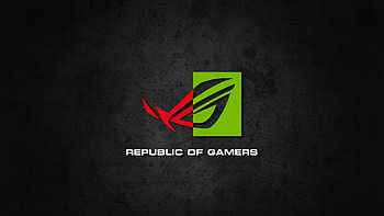 asus logo asus gamer republic of gamers brand blue grey rog . HD wallpaper