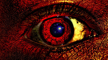 Dark evil occult satanic satan demon eye eyes . HD wallpaper