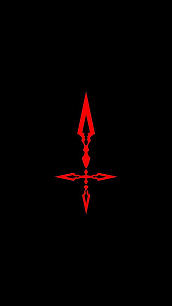 Saber class minimalist, symbol, fate, anime HD phone wallpaper