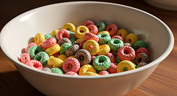 Vibrant Cereal Delight - Ultra, cereal, breakfast, colorful, food, bowl HD wallpaper