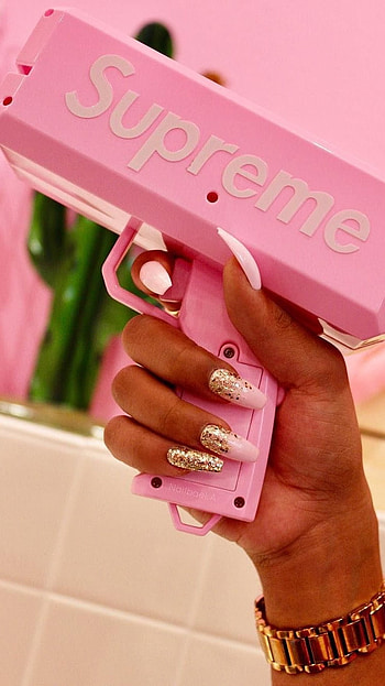 Baddie Pink, Supreme, Aesthetic HD phone wallpaper