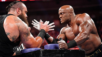 Braun Strowman vs Bobby Lashley, Arm Wrestling HD wallpaper