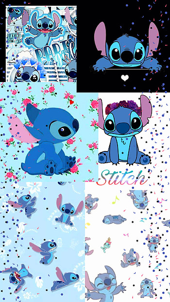 Lilo and stitch, red, art, blue HD phone wallpaper