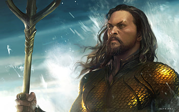 The King Of Seven Seas, aquaman, artwork, superheroes, digital-art, artstation, artist HD wallpaper