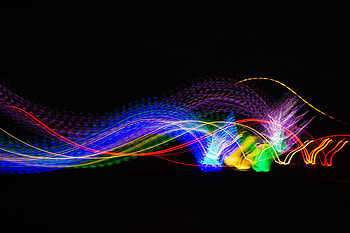 Abstract, Shine, Light, Multicolored, Motley, Movement, Traffic, Lines, Long-Term Exposure HD wallpaper