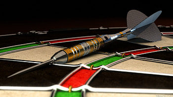 Dart , Competitive game, Strategic aim, Bullseye target HD wallpaper