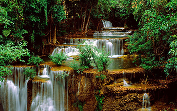 Waterfall Background with High Definition HD wallpaper