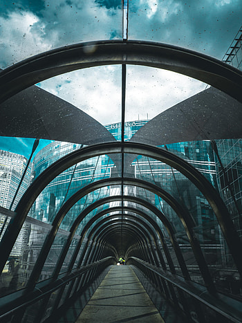 Architecture, Building, Miscellanea, Miscellaneous, Perspective, Prospect, Tunnel HD phone wallpaper