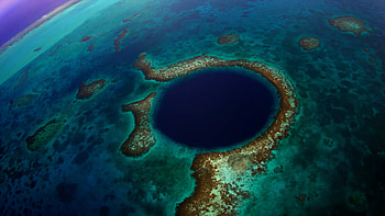 Richard Branson's mission, Belize's wonder, Great Blue Hole exploration, CNN travel HD wallpaper