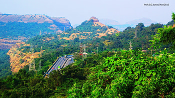 Pune-Mumbai Expressway, sahyadri, express way, pune, nature, mumbai, picnic spot, khandala HD wallpaper