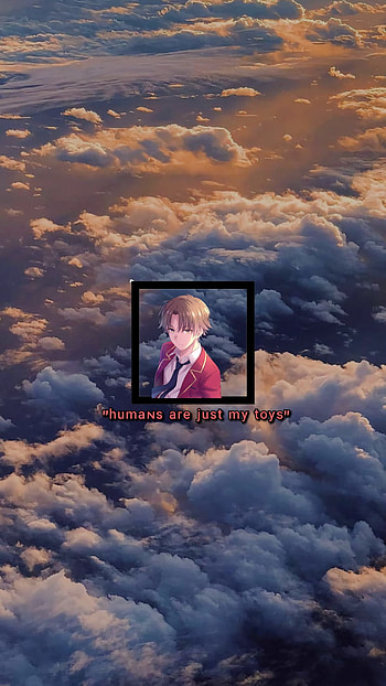 Classroom of the Elite, cloud, sky, usa, anime HD phone wallpaper