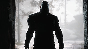 Kratos, warrior, god of war, dark, 2018 HD wallpaper