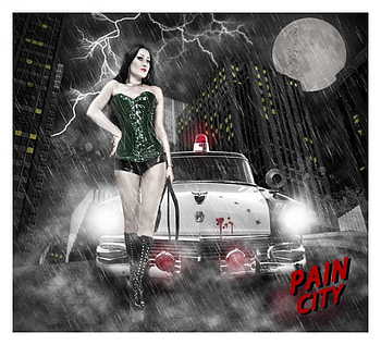 Pain City, girl, bad, city, pain HD wallpaper
