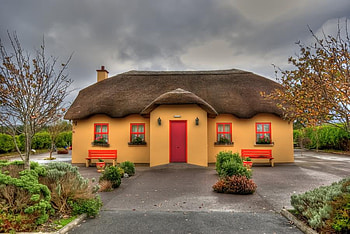 *Irish Cottage *, vechi, national, case, park HD wallpaper