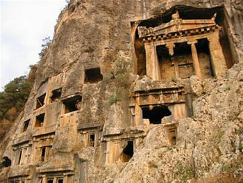 fethiye king tombs, turkey HD wallpaper