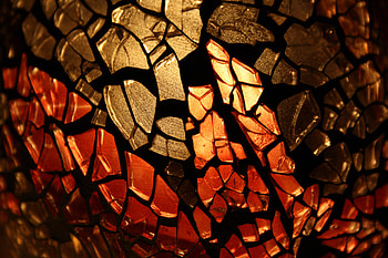 Mosaic, texture, glass, light HD wallpaper