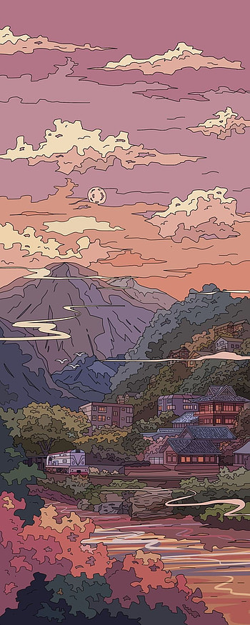 anime, cloud, sky HD phone wallpaper