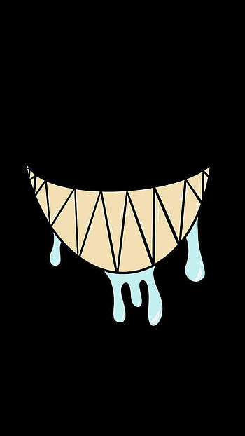 Smile, drip, drip art, scary HD phone wallpaper