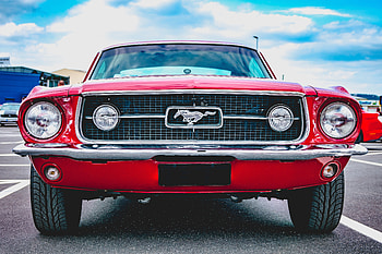 Auto, headlight, Ford Mustang HD wallpaper