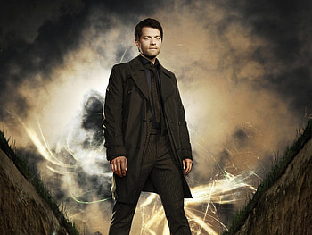 Supernatural Castiel - Wide HD wallpaper