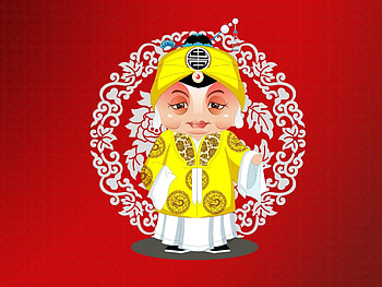 Vector, Paint, Graphics, Costume, Beijing Opera Characters, Beijing Opera Of Characters HD wallpaper