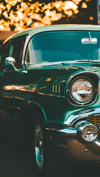 Vintage Car Headlight, Retro HD phone wallpaper
