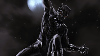 Black Panther Artwork , black-panther, artist, artwork, deviantart, superheroes HD wallpaper