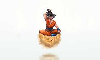 Goku, minimal, fan art HD wallpaper