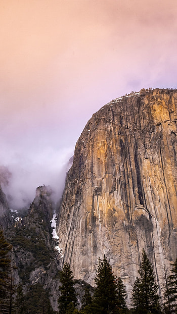 Yosemite National Park, Half Dome, Rocky cliff, Nature HD phone wallpaper