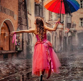 I sing in the rain, cool, people, rain, graphy HD wallpaper