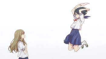 Makoto Hanaoka and Saki Aoi, Anime HD wallpaper