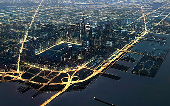 Landscape, Cities, Night HD wallpaper