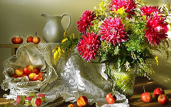 Still Life, Flower, Vase, pretty HD wallpaper