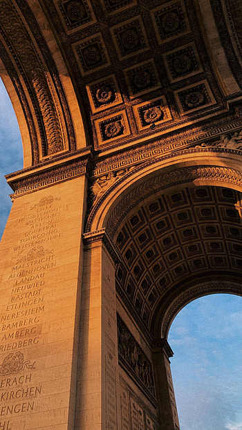 Arc de Triomphe, , Paris museum, Tour Eiffel HD phone wallpaper
