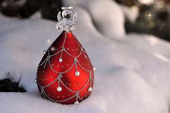 Merry Christmas, winter, snow, christmas, angel, balls, magic christmas, xmas HD wallpaper