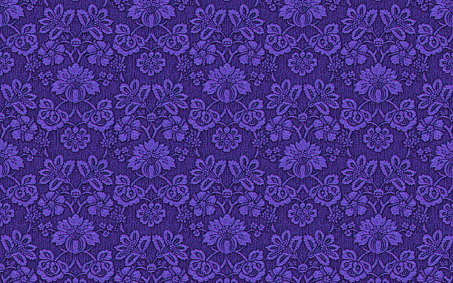violet vintage background, , floral 3D patterns, floral ornaments, vintage floral pattern, background with ornaments, 3D textures, floral patterns, violet backgrounds HD wallpaper