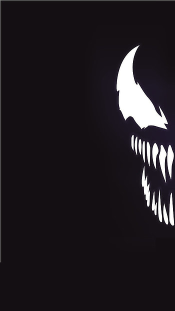 venom, symbol, crescent HD phone wallpaper