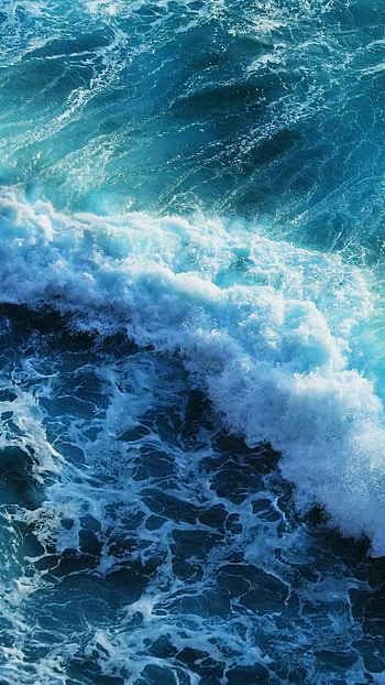 Ocean waves , Captivating seaside, Coastal beauty, Nature's charm HD phone wallpaper